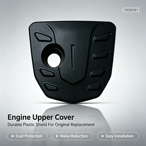 Cubierta Decorativa de Motor con Textura de <span class=keywords><strong>Fibra</strong></span> de Carbono de Grado Industrial, Protector de Panel Negro Atornillable para Chery Jetour X70 - Product Image 1