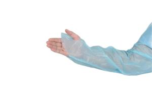 AAMI niveau 3 tablier médical jetable, blouse chirurgicale <span class=keywords><strong>CPE</strong></span> étanche avec manches longues en plastique - Product Image 5