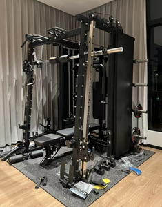 Machine commerciale Smith avec câble réglable de stockage avec Triceps Station Row Squat Rack Machine de gymnastique à domicile tout-en-un - Product Image 3