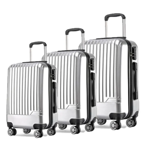 Set di Valigie Rigide con Ruote, <span class=keywords><strong>Valigia</strong></span> <span class=keywords><strong>Grande</strong></span> e Robusta con Serratura a Combinazione, Set <span class=keywords><strong>da</strong></span> 3 Pezzi (20/24/28) - Product Image 1