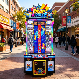 Macchina Arcade Ibrida a Gettoni con Doppia Uscita per Biglietti e Regali, Struttura in Acciaio Rinforzato e Plastica Durevole, Gioco a Riscatto Nascosto - Product Image 1