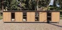 Maisons préfabriquées en conteneurs entièrement meublées, étanches, écologiques, construction rapide, 40 pieds, modulaires, portables, design moderne, maison miniature de luxe
