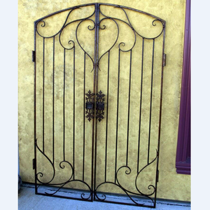 Diseño de Puerta de Jardín Exterior de Hierro Forjado Decorativo 2015 - Product Image 2