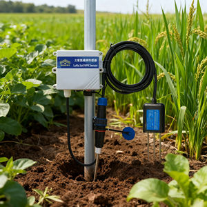 Портативный дисплей ZONEWU LoRaWAN для мониторинга в сельском хозяйстве: интегрированный тестер питательных веществ, датчик EC/питательности почвы NPK для ирригации с регистратором данных - Product Image 5