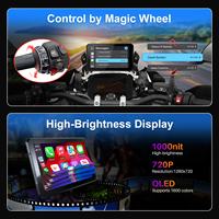 Écran Carplay pour moto BMW R1200GS R1250GS QLED, Carplay sans fil, Android Auto, affichage GPS, MP3, support de tableau de bord portable