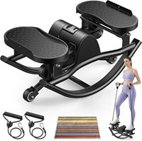 Appareil de fitness portable RS Indoor Step Rocker pour entraînement aérobie, équipement de fitness Rock Stepper, machine d'exercice à domicile