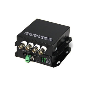 1 par de 4 canales RS485 devolver datos 720 p 960 P CVI AHD HD Video convertidor de medios de fibra óptica - Product Image 1