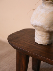 Tabouret d'appoint en bois pour adultes avec quatre pieds détachables et assemblables, parfaitement équilibré - Product Image 3