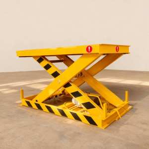 औद्योगिक सामग्री हैंडलिंग के लिए भारी शुल्क तय हाइड्रोलिक लिफ्टिंग प्लेटफॉर्म फिक्स्ड कैंची मंच - Product Image 2