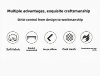 Lit surélevé pour chiens et chats en tissu Oxford toutes saisons ; imperméable, résistant à l'humidité, amovible, lavable, respirant