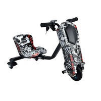 MINI KD08 Rockbaby Go Kart Eléctrico para Niños, Motor de 4 Tiempos y 200W, Velocidad de 20KM/H, Capacidad de Carga de 80KG, Transmisión por Correa, Sólido