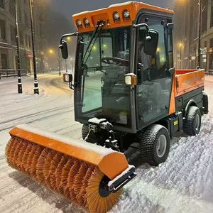 <b>Powerful</b> Road Street Park Snow <b>Sweeper</b> Self Propelled Snow Plow Car ATV Snow Plow Clearing Equipment - Product Image 3