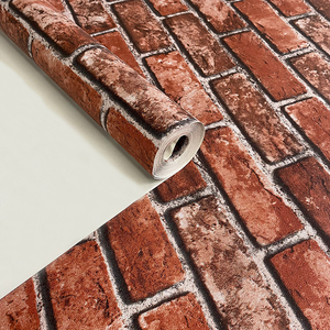 จําลอง 3D <span class=keywords><strong>อิฐ</strong></span>วอลล์เปเปอร์ห้องนั่งเล่นร้านอาหารชาบ้าน<span class=keywords><strong>ร้าน</strong></span><span class=keywords><strong>ตัดผม</strong></span>,ทีวีพื้นหลังตกแต่งผนังวอลล์เปเปอร์ - Product Image 6