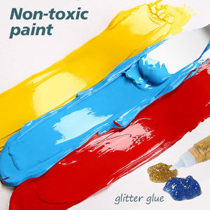 WAYEE Kit lukisan Unicorn Apron plastik bahan PVC Unicorn besar Pegasus 3 kecil Pegasi 3 kecil Unicorn lucu tato Unicorn - Product Image 3