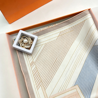 Écharpe en twill de soie, impression personnalisée, 100% soie de mûrier, écharpes en soie, usine OEM, vente en gros, marques privées de luxe, commandes en gros, B2B OEM