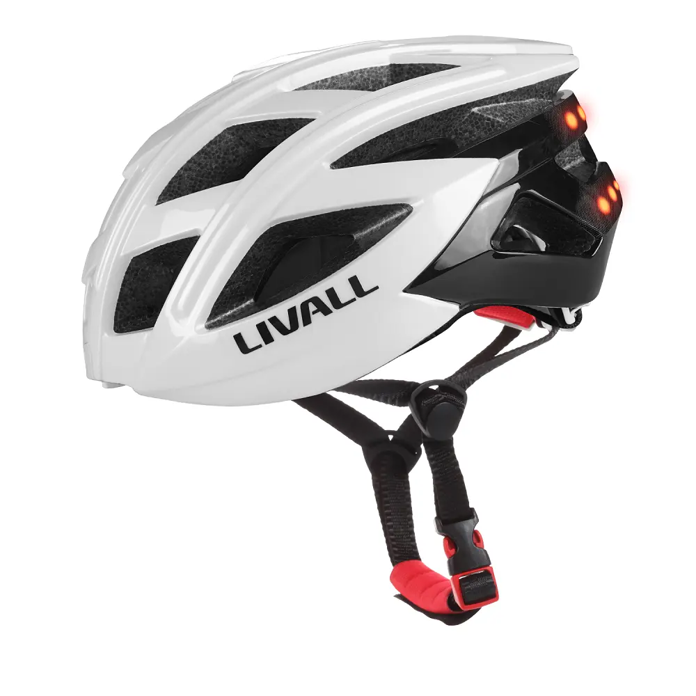 Livall Slimme Zwarte Kleur Staart Led Light Speaker Paardrijden Helm Airsoft Helm