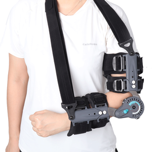 Fixation réglable de protection postopératoire et attelle de coude d'entraînement d'extension de flexion - Product Image 3