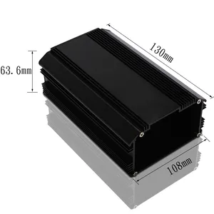 Caixa de bateria de corpo dividido, caixa de bateria de alumínio extrusora anodizada de máquina cnc personalizada