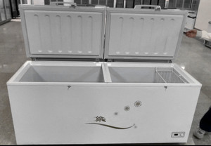 330-750L White Double Door Dual Temp Refrigerator Freezer Laboratory Mechanical Control Direct Cooling - Product Image 2