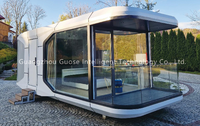 Maison Modulaire Préfabriquée Minimaliste Moderne, Structure en Acier Mobile, Maison Intelligente, Installation Rapide pour Complexes Hôteliers