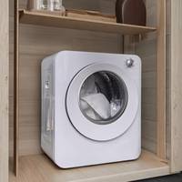 Sèche-linge à tambour électrique blanc compact 4 modes de séchage semi-automatique des vêtements pour prise murale standard