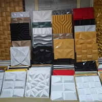 Panneau moderne 3d de mur de plafond de PVC de décor d'art de mur pour la réception