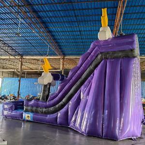Château gonflable aquatique commercial <span class=keywords><strong>pas</strong></span> <span class=keywords><strong>cher</strong></span> avec toboggan, structure gonflable géante avec toboggan aquatique pour la diversion - Product Image 5
