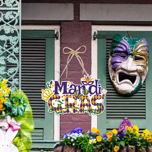 Carnaval MARDI GRAS Tema Palhaço Porta De Papel Pendurado Nova Chegada Decoração Cena Festa para o Halloween Ano Novo Dia das Mães Quente - Product Image 1