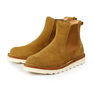 Bottes Chelsea personnalisées de haute qualité pour hommes bottes d'hiver à fermeture à enfiler en cuir véritable semelle extérieure en <span class=keywords><strong>mousse</strong></span> de caoutchouc hauteur cheville Western - Product Image 2