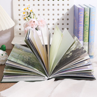 Carnet scolaire créatif à couverture rigide, pages intérieures colorées à motifs floraux, organiseur/agenda à feuilles mobiles imprimé UV, journal en papier, cadeau