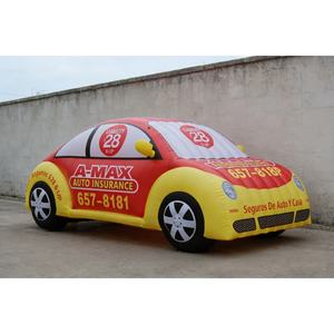Exhibición <span class=keywords><strong>de</strong></span> <span class=keywords><strong>Auto</strong></span> Inflable Gigante con Forma <span class=keywords><strong>de</strong></span> Escarabajo - Inflable Promocional Personalizado para Seguros <span class=keywords><strong>de</strong></span> Automóviles y Campañas Automotrices - Product Image 4