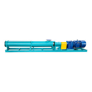 Bomba de tornillo simple para transferencia de aguas residuales/lodos/empolvaduras/arena de alta potencia 55KW tipo NM148 de fábrica china - Product Image 1
