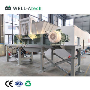 Broyeur de recyclage de bouteilles de <span class=keywords><strong>verre</strong></span> à double arbre Broyeur de bouteilles de plastique Prix - Product Image 6