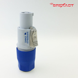 Conector de Alimentación Hembra SVP592FB-GY 20A 250V SREXACT para Carcasa de Audio PA, Contactos Redondos Plateados - Product Image 5
