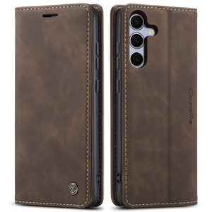 Soporte magnético para tarjetas, funda para teléfono, funda para Samsung Galaxy S23/S24FE/S25 Ultra, para <span class=keywords><strong>iPhone</strong></span> 16 Plus, funda con tapa tipo billetera - Product Image 1