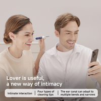 Outil de nettoyage d'oreilles Earsight Plus avec caméra WiFi 1080P, étanche IP67, éclairage LED, outils de contrôle ORL pour adultes et enfants, utilisation à domicile