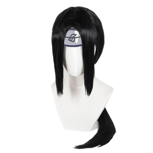 Peluca <span class=keywords><strong>de</strong></span> <span class=keywords><strong>Cosplay</strong></span> <span class=keywords><strong>de</strong></span> Anime <span class=keywords><strong>de</strong></span> <span class=keywords><strong>Itachi</strong></span> <span class=keywords><strong>Uchiha</strong></span>, Color Castaño Claro, Fibra <span class=keywords><strong>de</strong></span> Alta Temperatura Resistente al Calor, con Red <span class=keywords><strong>de</strong></span> Malla Rosa, 130% <span class=keywords><strong>de</strong></span> Densidad - Product Image 6