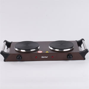 Appareils électroménagers, cuisinière multifonctionnelle, <span class=keywords><strong>plaque</strong></span> chauffante en fonte 2000W, cuisinière électrique <span class=keywords><strong>2</strong></span> brûleurs sans <span class=keywords><strong>gaz</strong></span> - Product Image 1