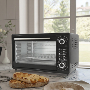 Lò nướng đối lưu điện 48L với núm điều khiển, dùng trong gia đình - Nướng, nướng thịt, chiên không dầu, nướng bánh mì, nướng pizza, máy nướng bánh mì OEM/ODM - Product Image 2