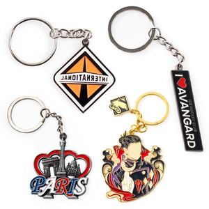 Promotional Bag Accessory Gifts High Quality Alloy Keyring Key Chain Custom Metal <b>Anime</b> <b>Keychain</b> - Product Image 5