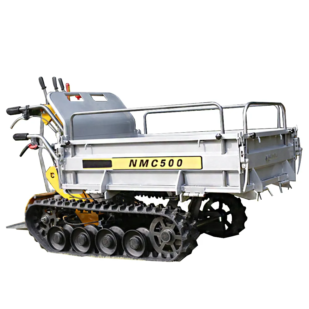 Goedkope 500Kg 800Kg 1000Kg 1ton-8ton Track Dumper Mini Crawler Transporter Rubber Dump Trucks Te Koop Met Epa china