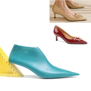 プラスチック製シングルシューズ最後に5.5CMヒールミドル先の浅い靴の木型W387 - Product Image 1