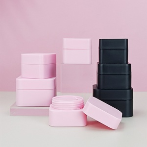 10g 30g 50g Empty Pink Matte Scrub Body Butter Face Cream Frosted Lip Balm Container pp Cosmetic <b>Plastic</b> <b>Jar</b> with Lid - Product Image 5