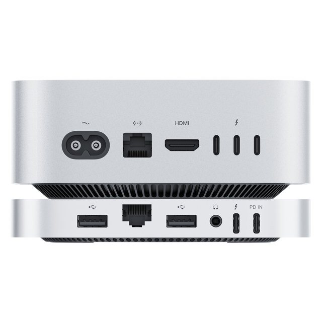Mac Mini M4 Dock 2TB/4TB SSD Enclosure Metal USB-C Hub 80Gbps Thunderbolt 5 2.5G Lan Stock