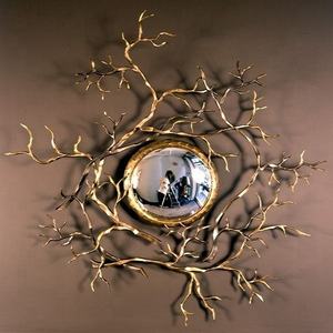 Espejo de decoración de pared de latón - Product Image 1