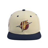 Casquette Snapback Unisexe Personnalisée de Haute Qualité, 6 Panneaux, en Denim Dobby, avec Motif Lettres et Broderie Main, Réglable, Tendance, pour Activités Extérieures et Fêtes