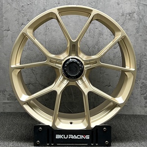 Rines BZY Forjados 5x130 para <span class=keywords><strong>Porsche</strong></span> 911 991 992 997 GT2 <span class=keywords><strong>GT3</strong></span> <span class=keywords><strong>RS</strong></span> 718 <span class=keywords><strong>Carrera</strong></span> de 19, 20 y 21 Pulgadas, Aleación Ligera Dorada, Estilo Racing - Product Image 2