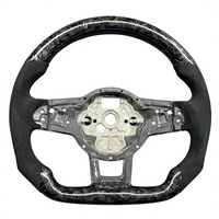 Volant en cuir véritable pour Beetle Amarok T Roc T Cross Arteon pour Volkswagen, accessoires de modification intérieure