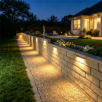 Barre lumineuse LED en aluminium IP65 étanche de 13 pouces, 2,5W, blanc chaud, 12-24V AC/DC, pour aménagement paysager extérieur, éclairage de pavés, pour une scène éclatante