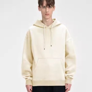 เสื้อฮู้ดโอเวอร์ไซส์สำหรับทุกเพศฤดูใบไม้ร่วงผ้าฝ้ายเนื้อนุ่ม-โพลีเอสเตอร์ผสม8สีแฟชั่นสตรีทแวร์ตัวเลือกการสร้างแบรนด์แบบกำหนดเอง - Product Image 3